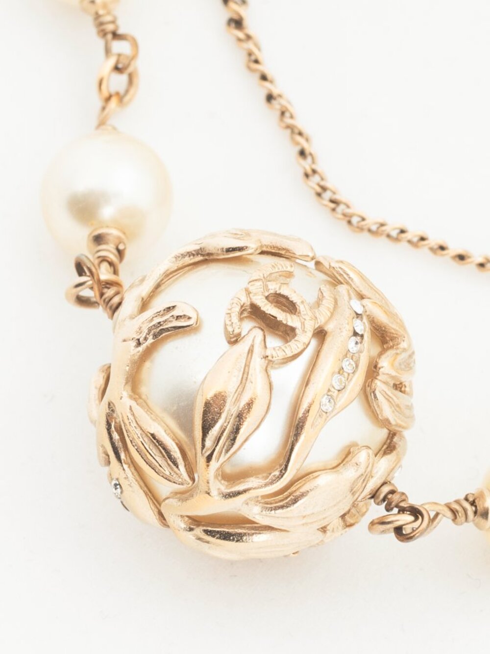 Chanel 09A Gold-Tone Multi CC Double Wrap Long Chain Necklace - Picture 3 of 6